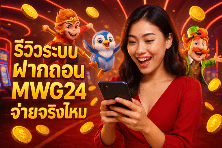 รีวิวระบบฝากถอน MWG24 จ่ายจริงไหม