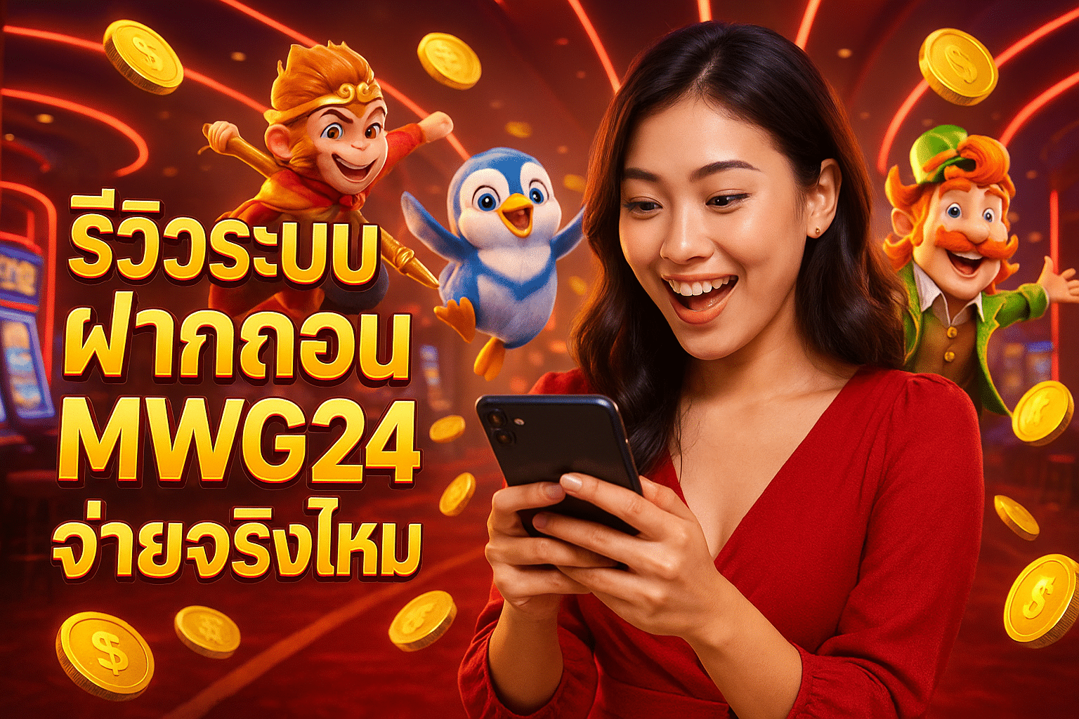 รีวิวระบบฝากถอน MWG24 จ่ายจริงไหม